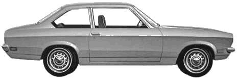 Auto Chevrolet Vega 2-Door Sedan 1972