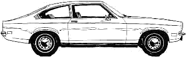 Cotxe Chevrolet Vega Hatchback Coupe 1971 
