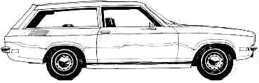 小汽车 Chevrolet Vega Kammback Wagon 1971