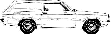 Auto Chevrolet Vega Pannel Express 1971 