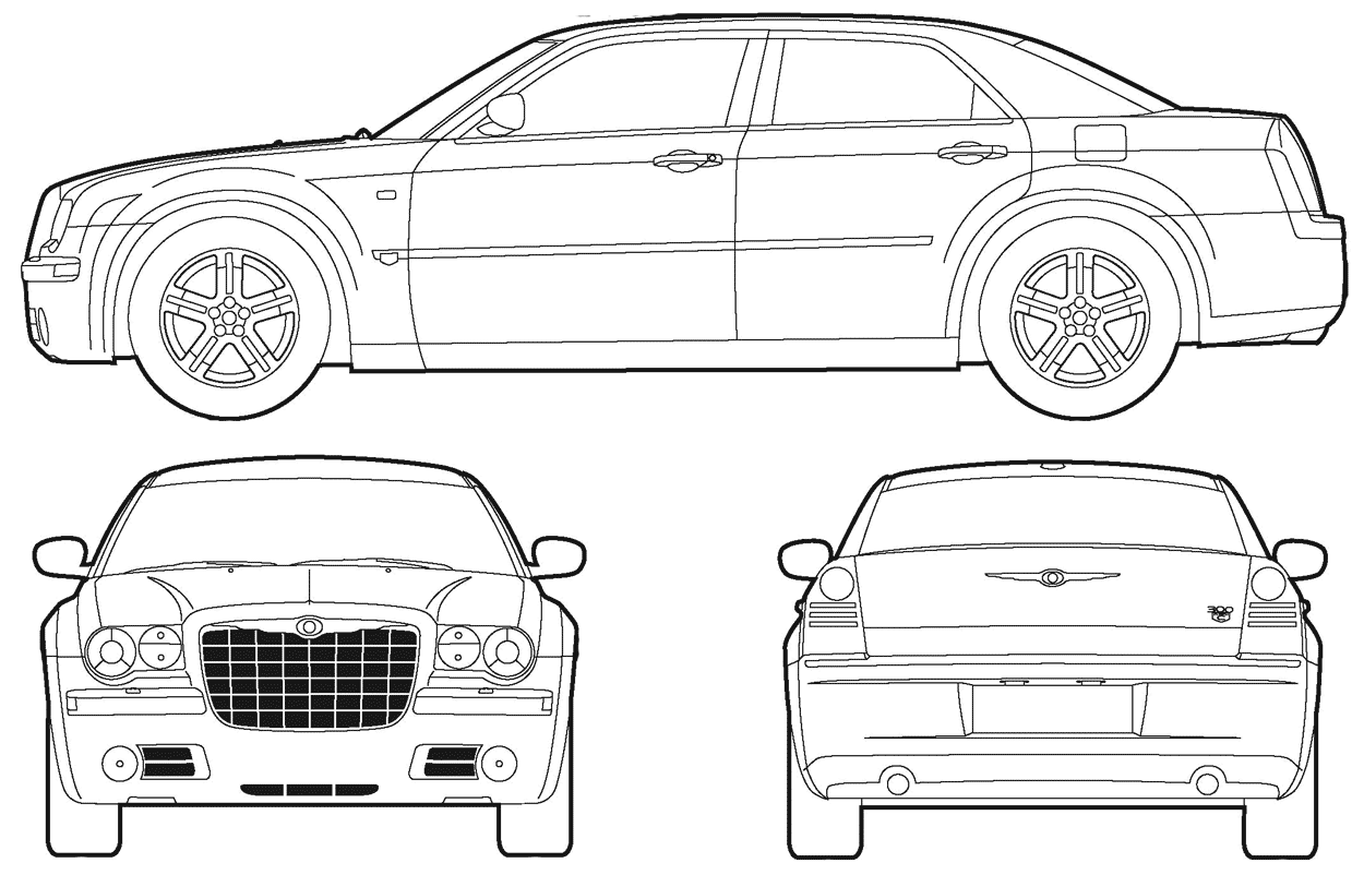 Cotxe Chrysler 300C 2005