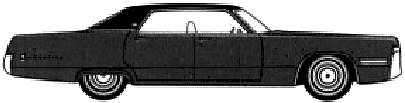 Automobilis Chrysler Imperial LeBaron 4-Door Hardtop 1972