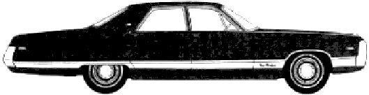 小汽车 Chrysler New Yorker 4-Door Sedan 1970