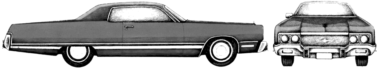 Karozza Chrysler Newport Custom 2-Door Hardtop 1973