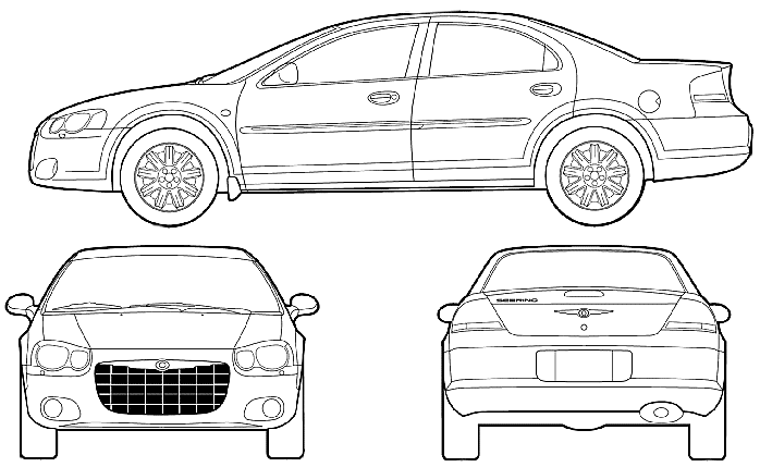 Cotxe Chrysler Sebring 2005 
