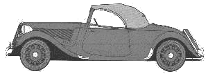 Cotxe Citroen 15CV Cabriolet