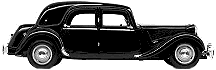 Mašīna Citroen 15CV Traction Avant 1952 