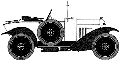 Karozza Citroen 5CV Type C Torpedo 1922
