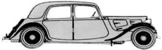 Auto Citroen 7A Traction Avant 1936