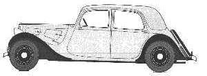 Cotxe Citroen 7CV Traction Avant