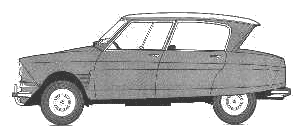 Cotxe Citroen Ami 6