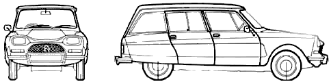小汽車 Citroen Ami 8 Beak