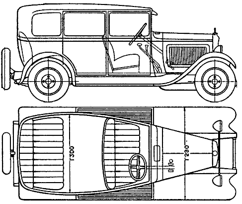 Mašīna Citroen C4 L Berline 1932