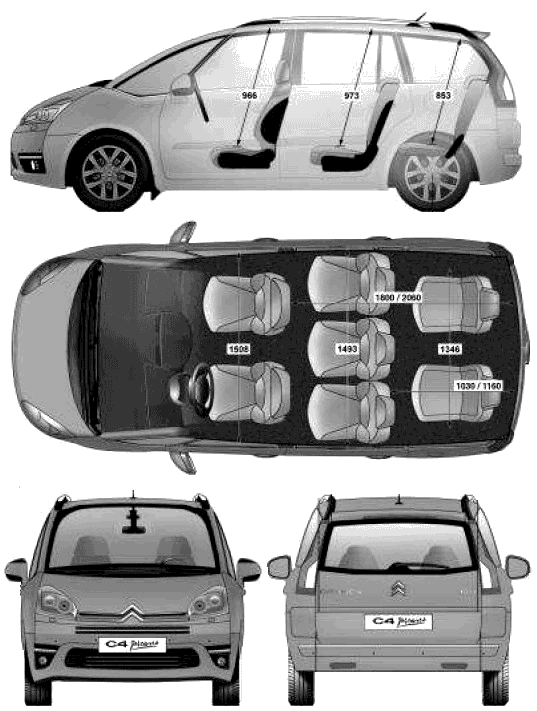 小汽车 Citroen C4 Picasso 2007