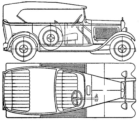 Cotxe Citroen C4 Torpedo Commercial 1932 