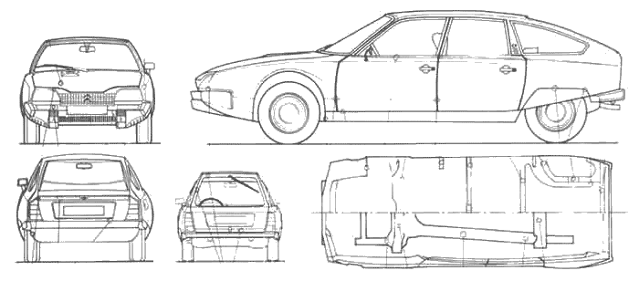 Cotxe Citroen CX 