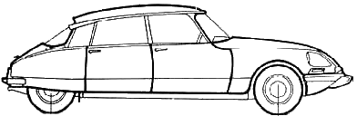 Cotxe Citroen DS 20