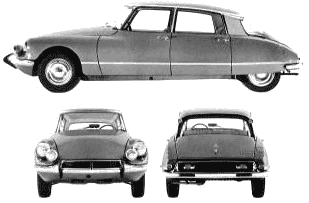小汽车 Citroen DS19 1967