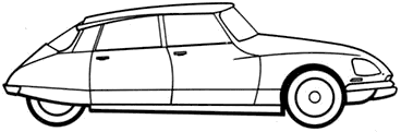 小汽車 Citroen DS19 