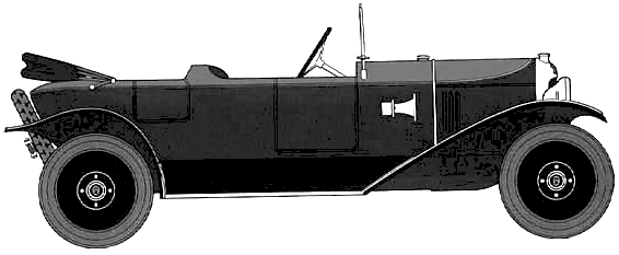Karozza Citroen Type A Sport Torpedo 1921 