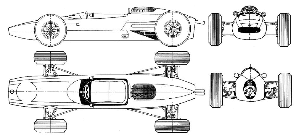 Mašīna Cooper F1 1964
