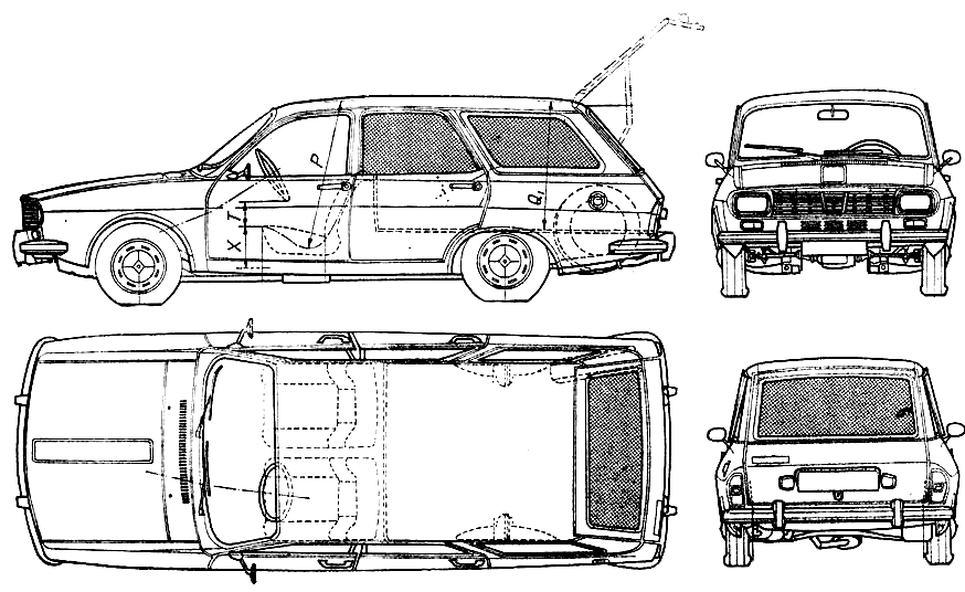 Automobilis Dacia 1300 F Wagon