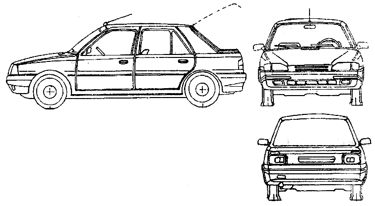 Automobilis Dacia Super Nova 