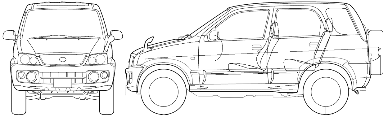 小汽車 Daihatsu Terios 2005