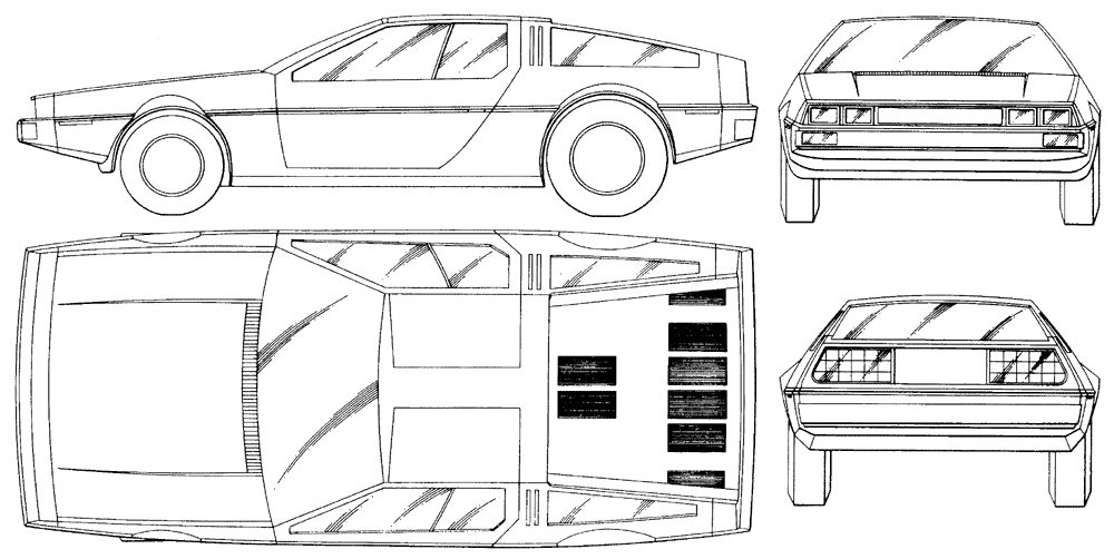 小汽车 DMC DeLorean 