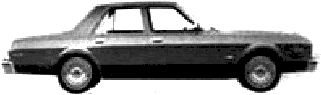 Karozza Dodge Aspen 4-Door Sedan 1977
