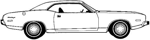 Mašīna Dodge Challenger 1973