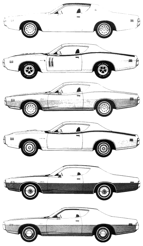 小汽车 Dodge Charger 1971