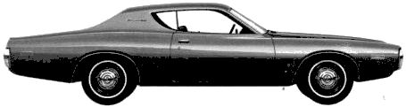 Karozza Dodge Charger Coupe 1972 
