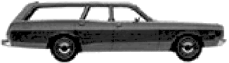 Cotxe Dodge Coronet Crestwood Wagon 1975 