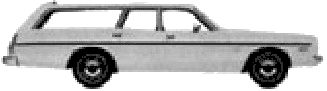 Cotxe Dodge Coronet Custom Wagon 1975 