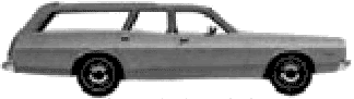 Auto Dodge Coronet Wagon 1975