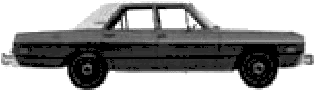 Car Dodge Dart SE 4-Door Sedan 1975
