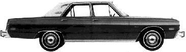Karozza Dodge Dart Special Edition 4-Door Sedan 1975 