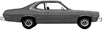 Car Dodge Dart Sport Coupe 360 1975