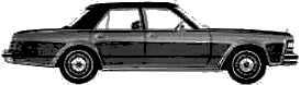 Cotxe Dodge Diplomat 4-Door Sedan 1979 