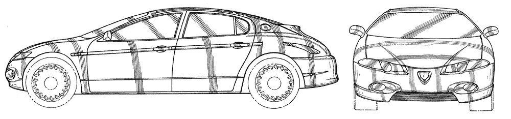 Automobilis Dodge Prototype 2