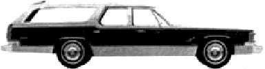 Karozza Dodge Royal Monaco Brougham Wagon 1977