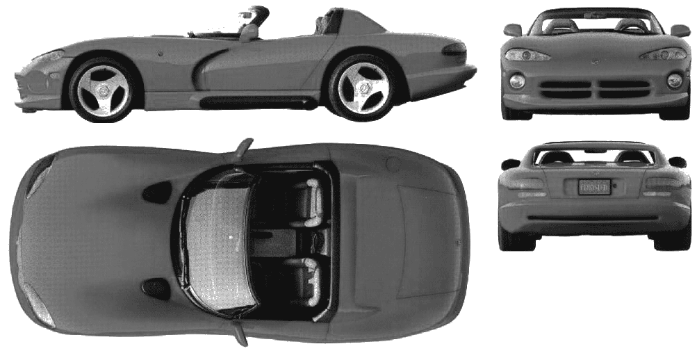 Cotxe Dodge Viper RT-10 v.2