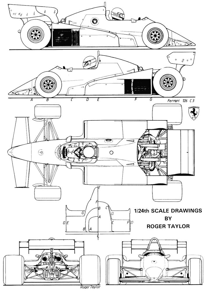 Mašīna Ferrari 126 C2