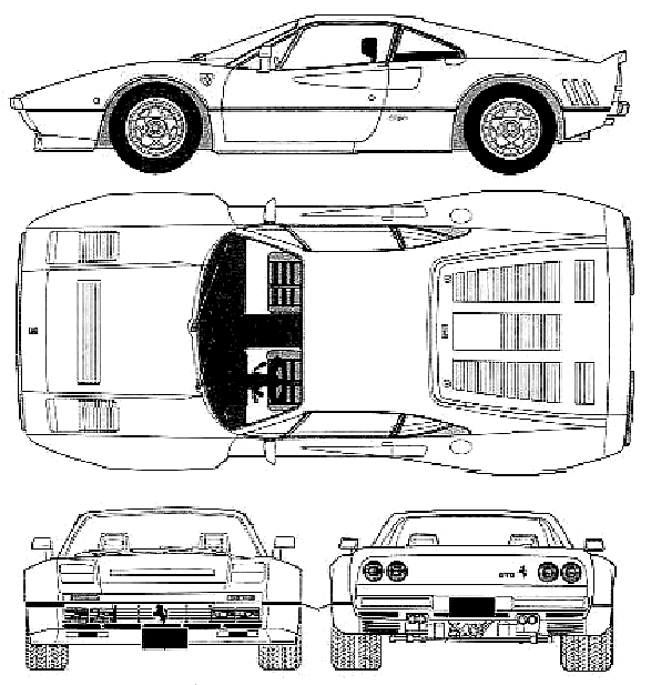 小汽车 Ferrari 288 GTO