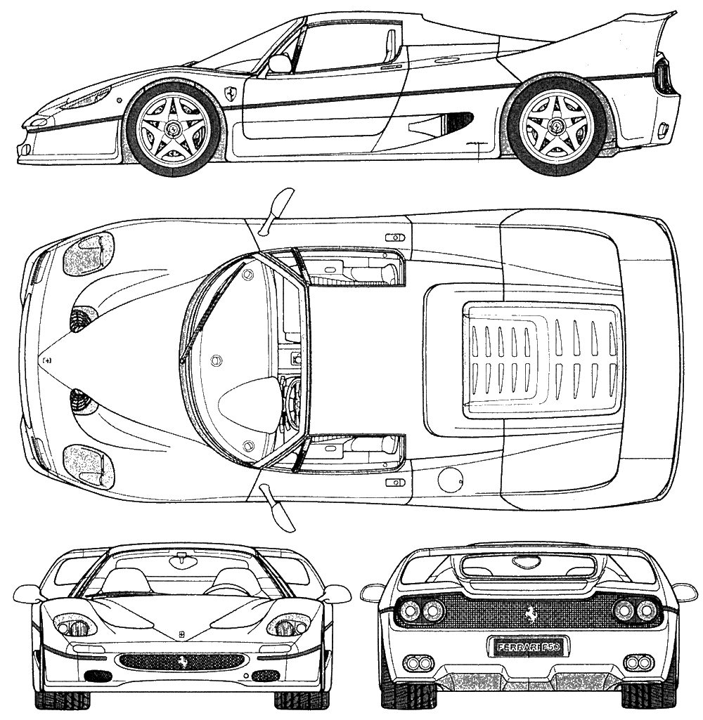 Cotxe Ferrari F50