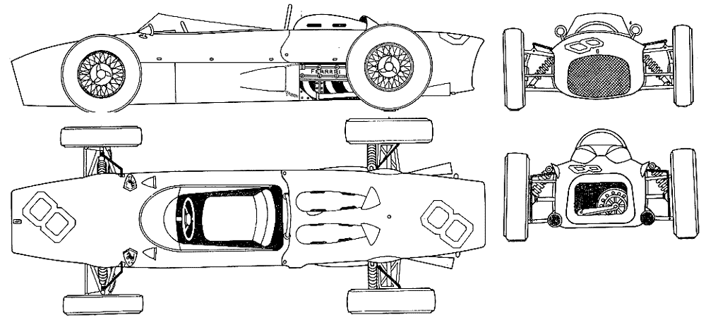 Karozza Ferrari F1 1962