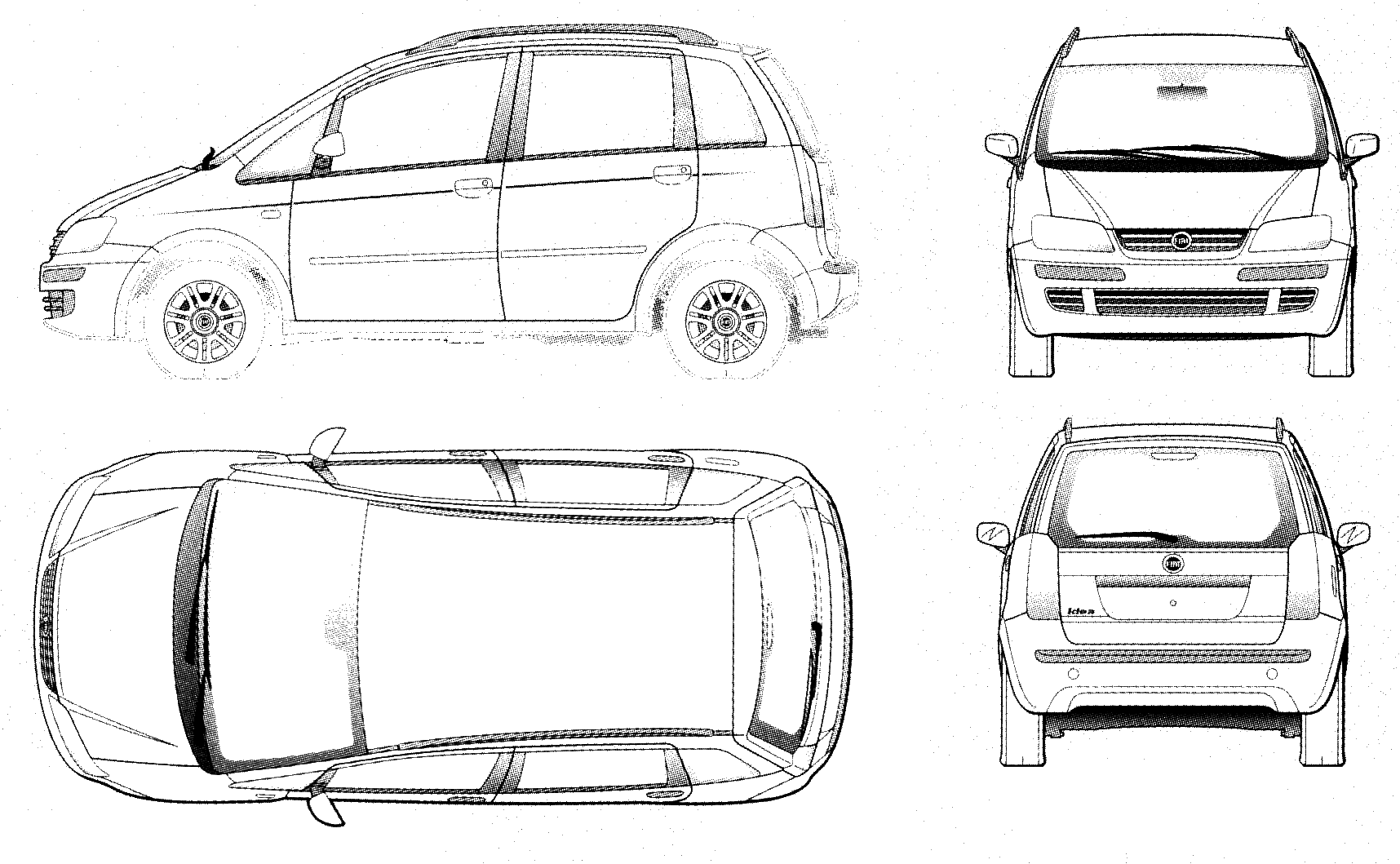 Car FIAT - Idea (S-F-B-T)