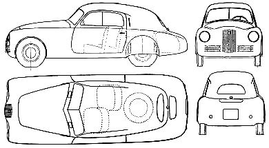 Cotxe FIAT 1100 S 1951