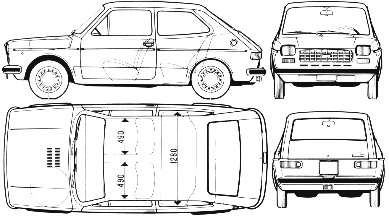 Karozza FIAT 127 1975